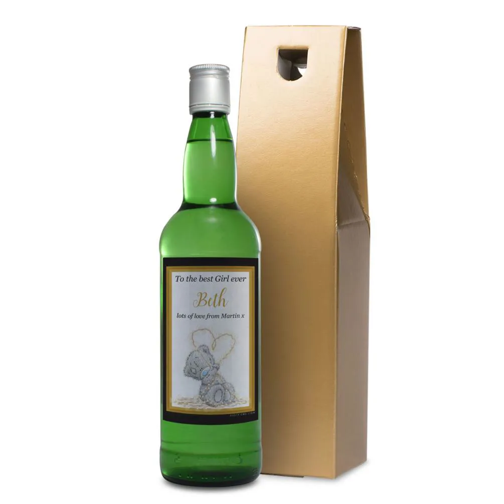 Personalised Me to You Heart Shape Lights Gin £35.00