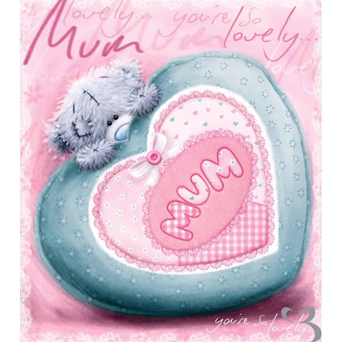 Lovely Mum Softly Drawn Me to You Bear Mothers Day Card £1.80