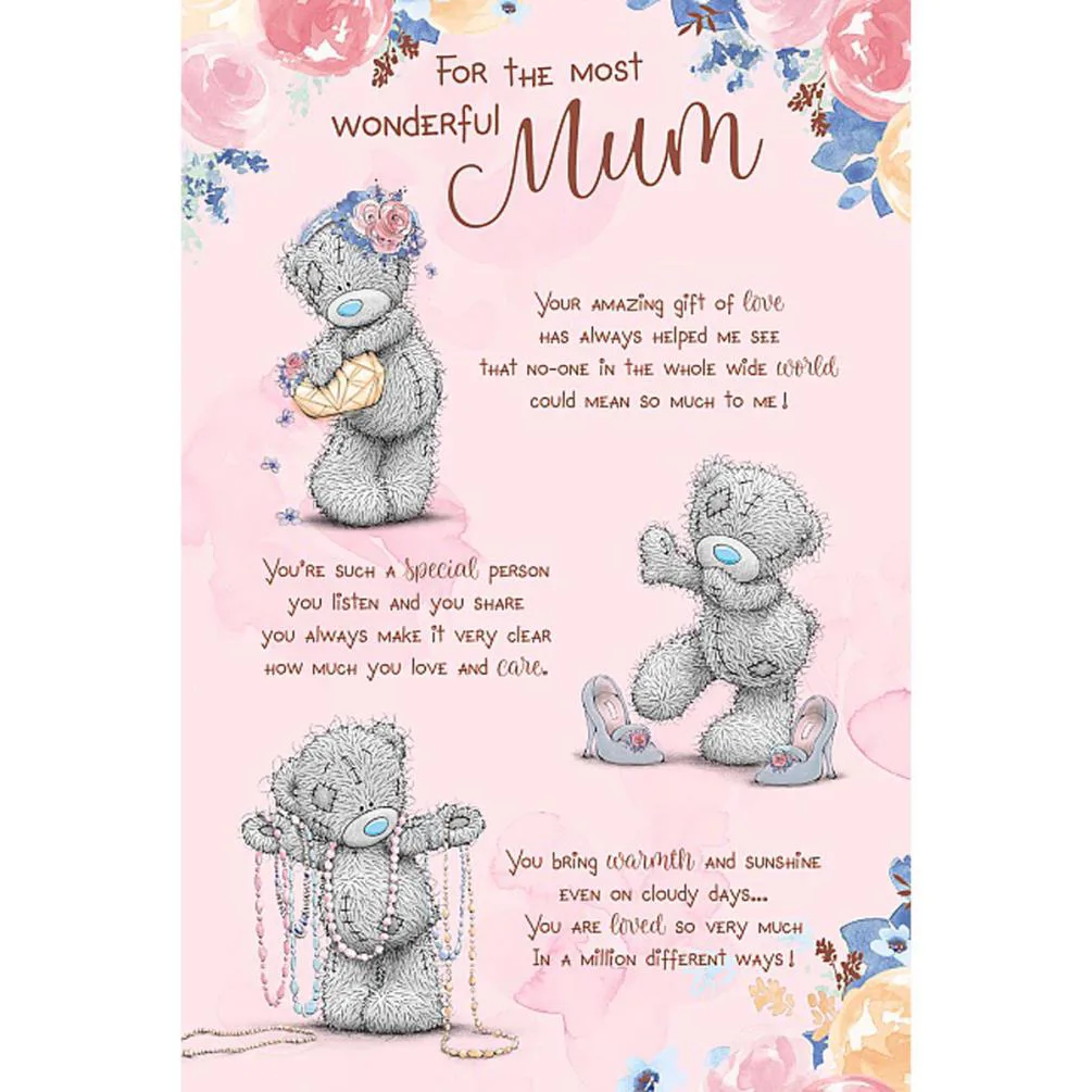 Wonderful Mum Poem Me to You Bear Mother's Day Card £3.59