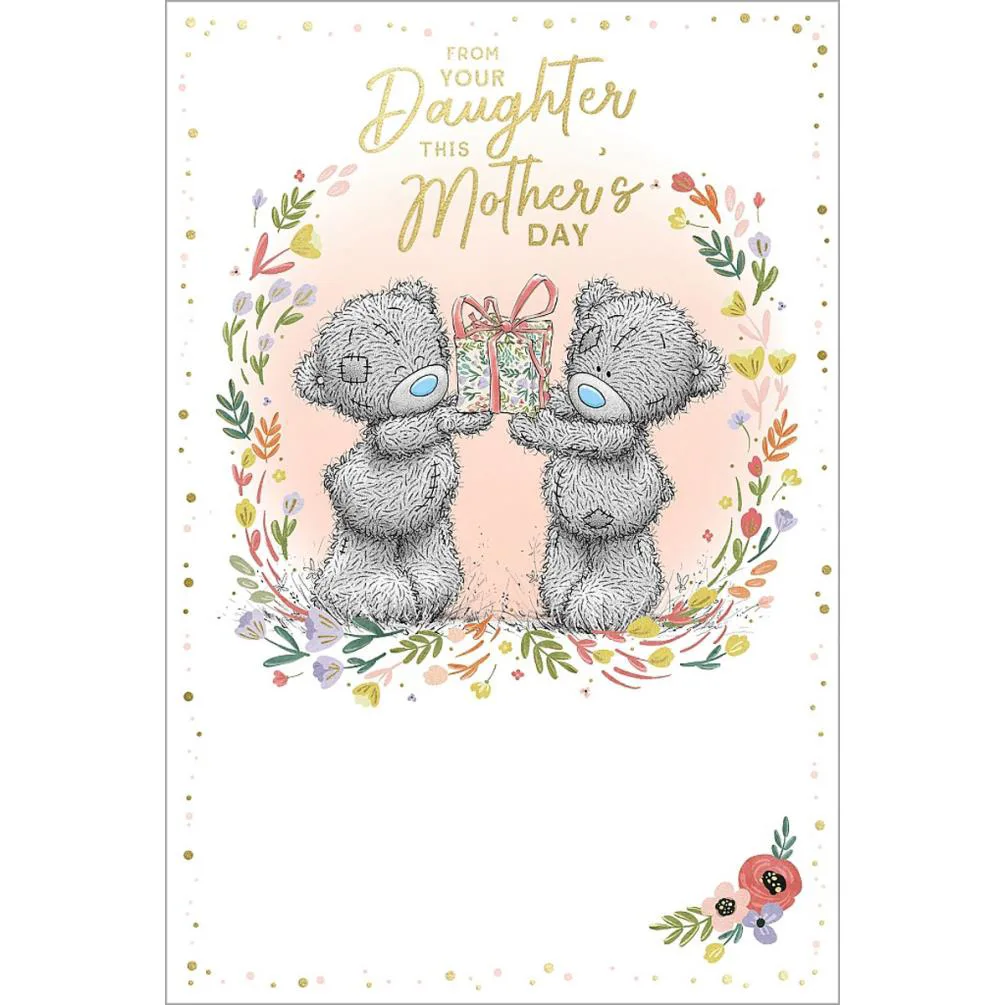 Mum From Daughter Me to You Bear Mother's Day Card