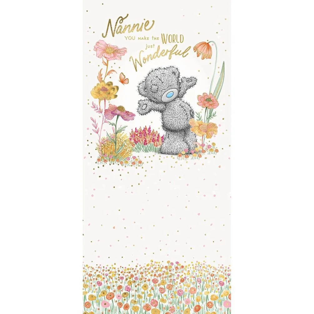 Nannie Me to You Bear Mother's Day Card