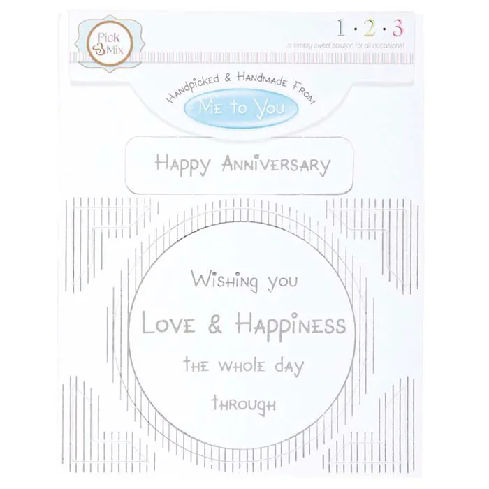 Happy Anniversary Occasions Verse & Greeting Insert