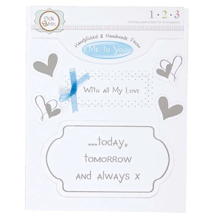 With All My Love Occasions Verse & Greeting Insert