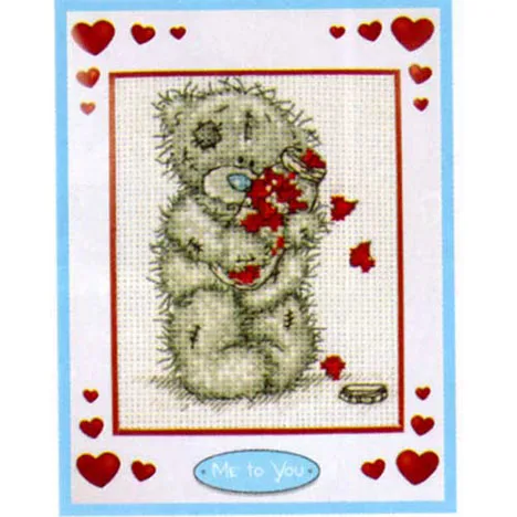 Lots of Love Me to You Bear Cross Stitch Kit inc Mount £8.39