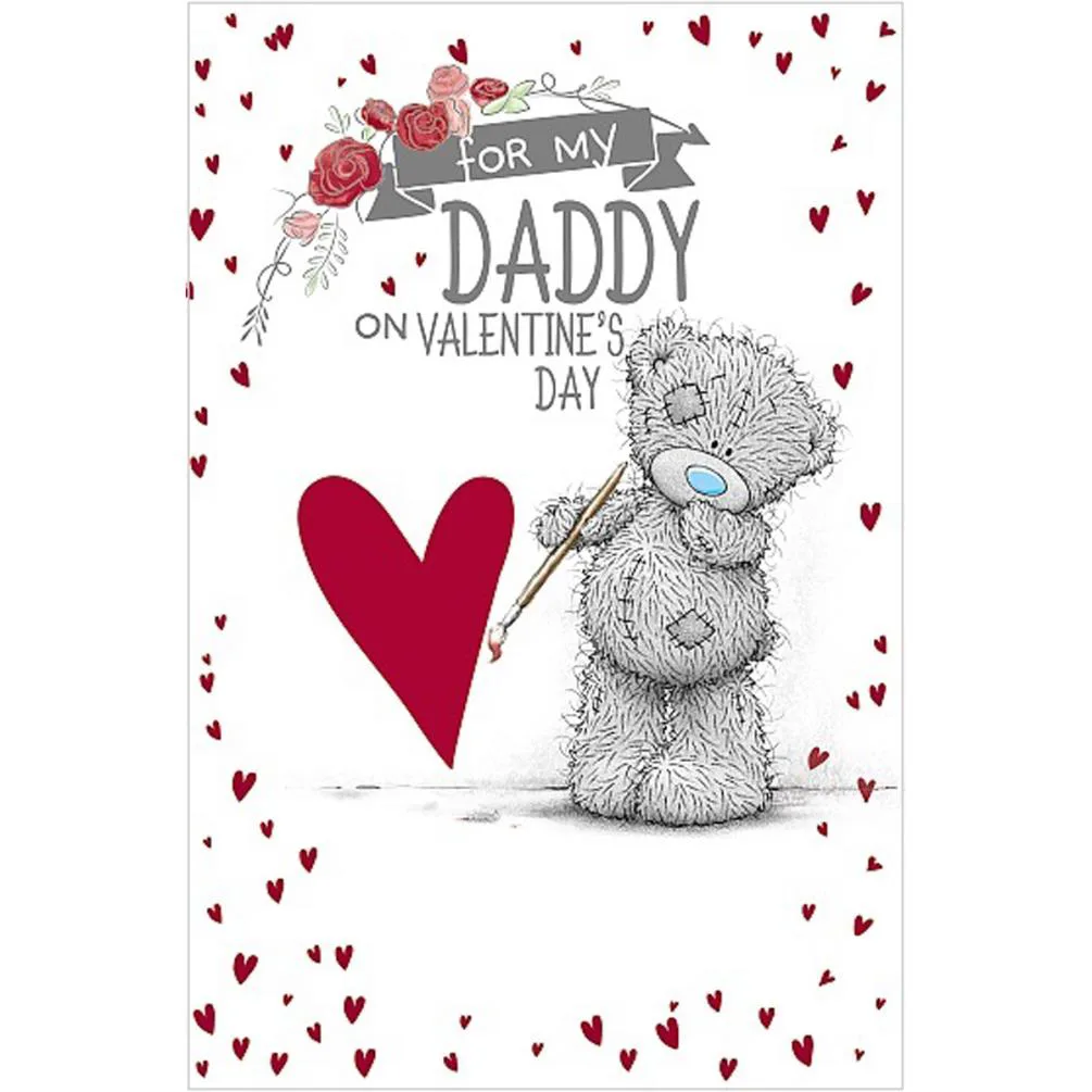 Daddy Me to You Bear Valentines Day Card