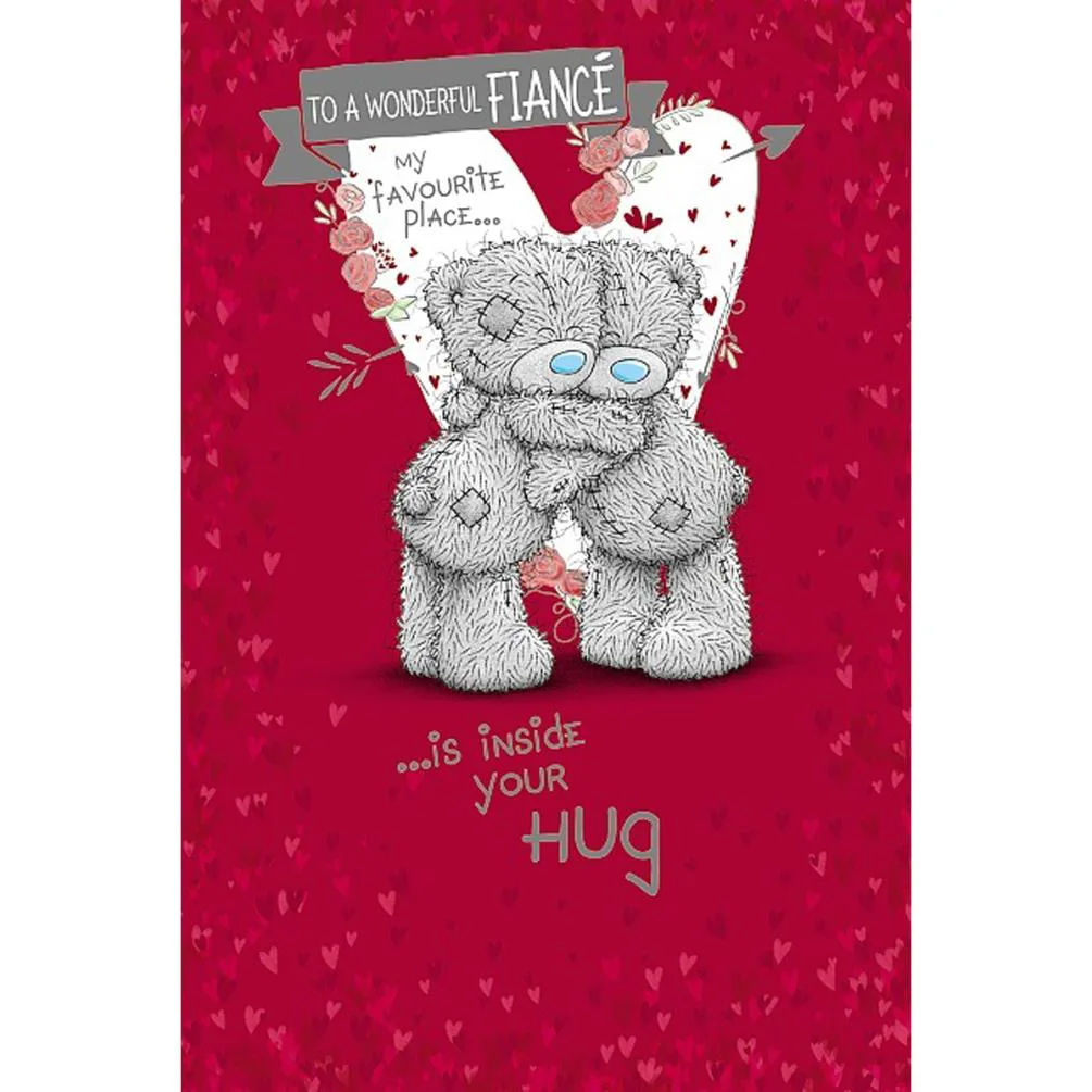 Fiance Me to You Bear Valentines Day Card £3.59