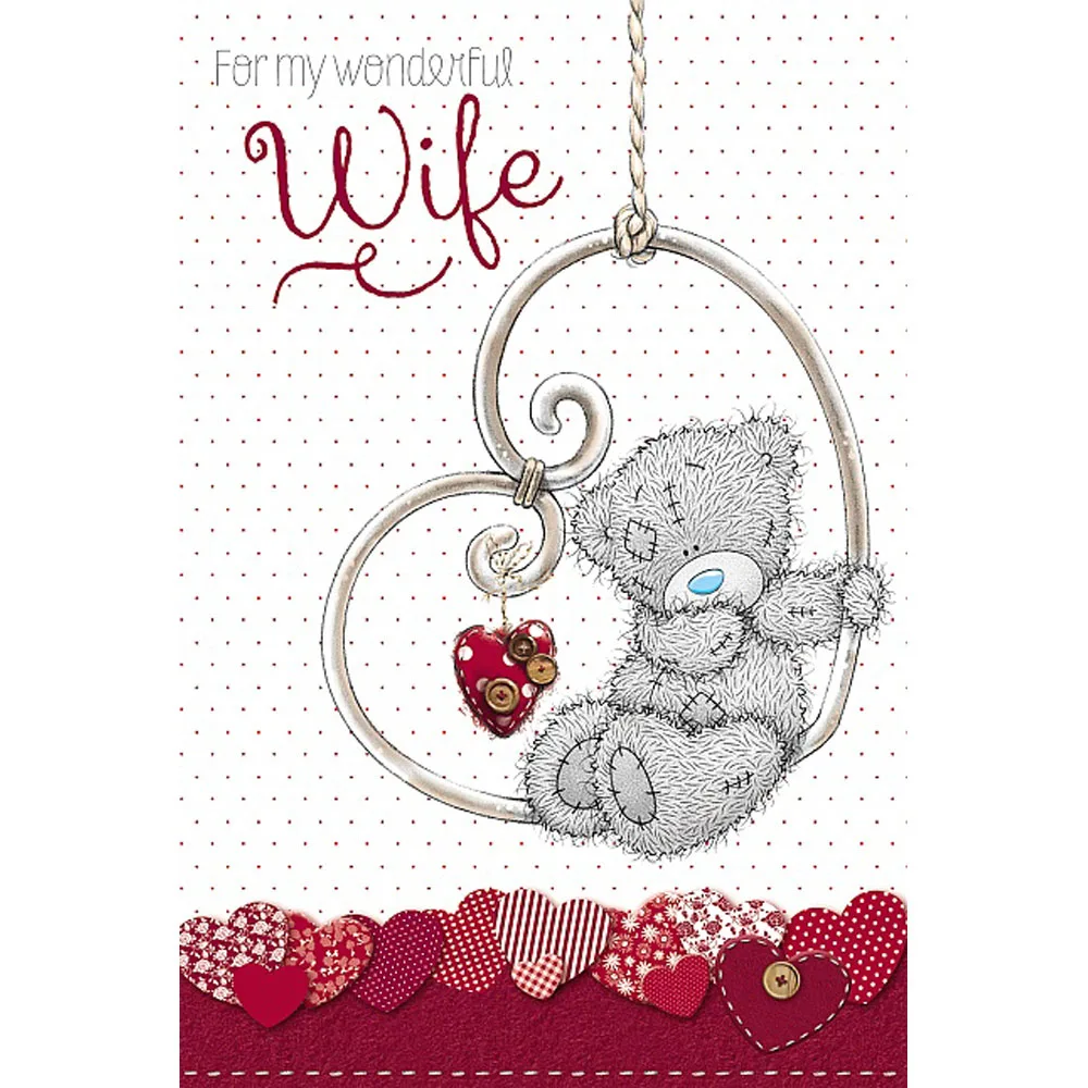 Wonderful Wife Me to You Bear Valentines Day Card