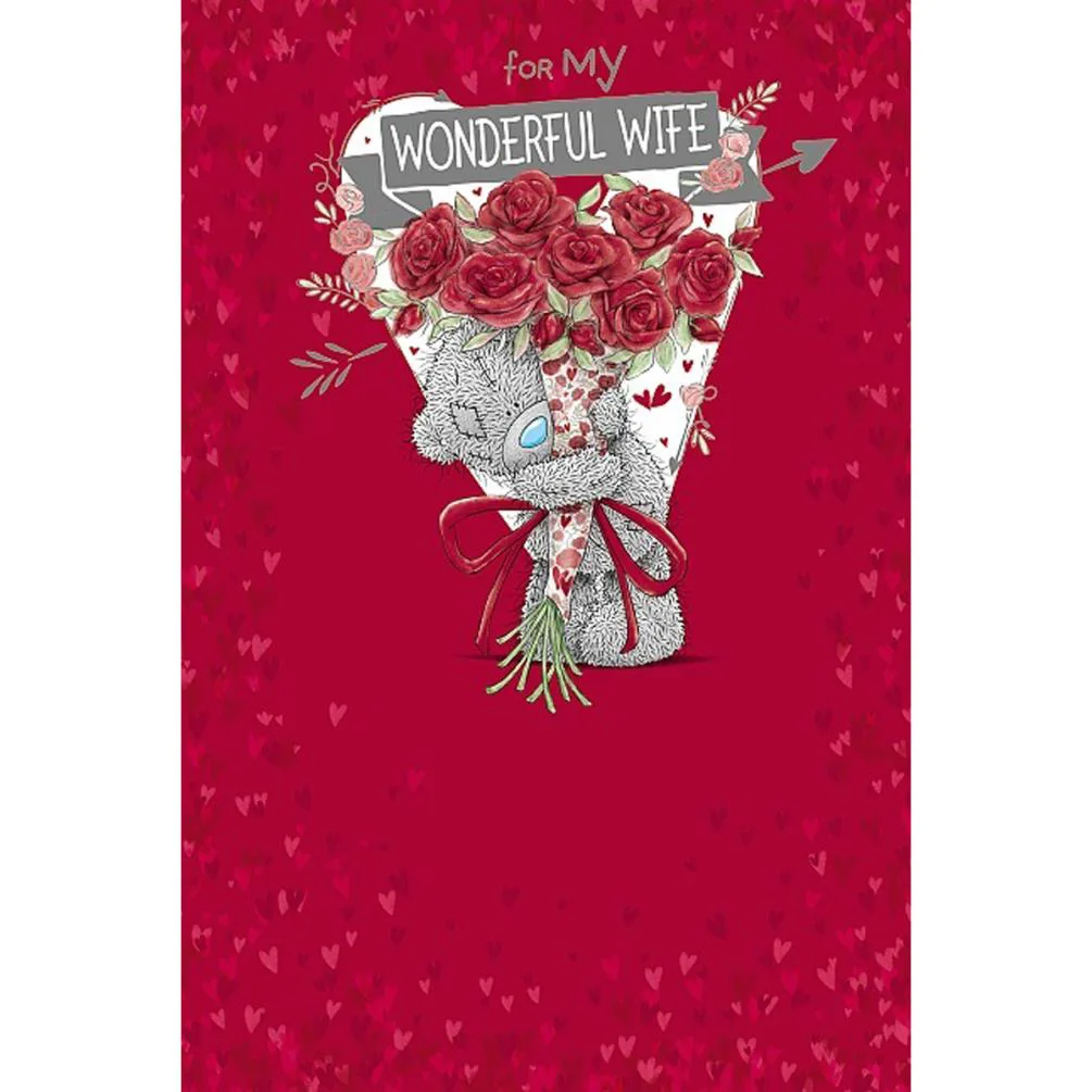 Wonderful Wife Me to You Bear Valentines Day Card