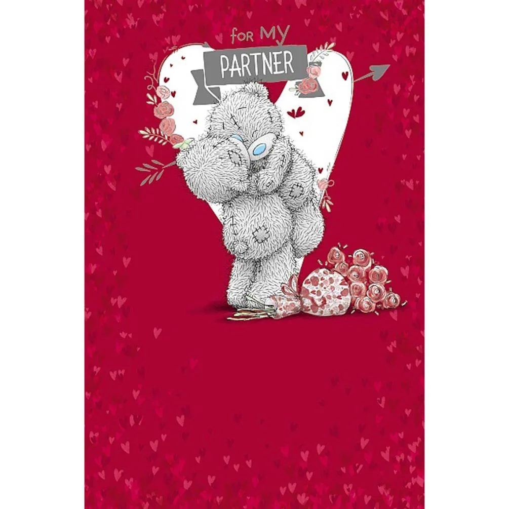 Partner Me to You Bear Valentines Day Card