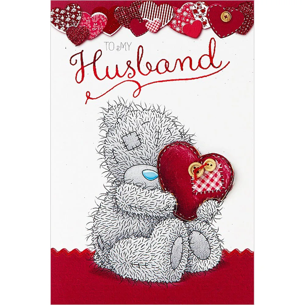 Husband Me to You Bear Valentine's Day Card