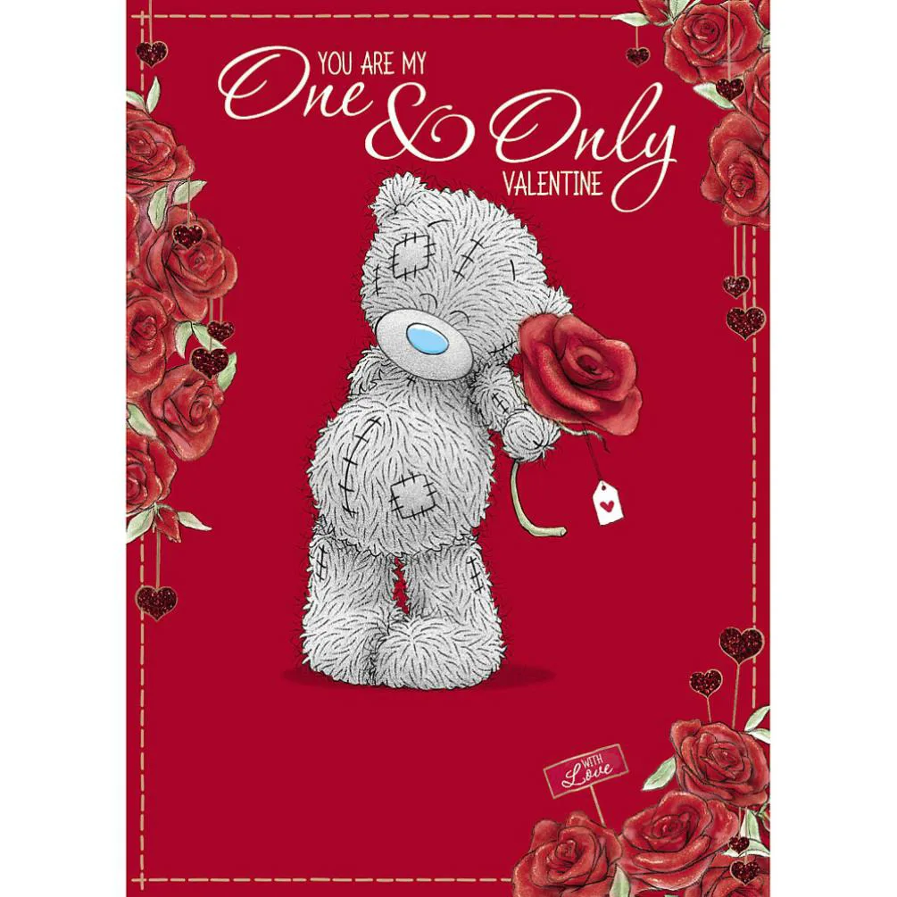One & Only Me to You Bear Valentines Day Card £1.79