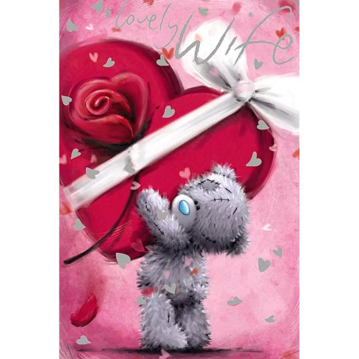 Lovely Wife Me to You Bear Valentines Day Card