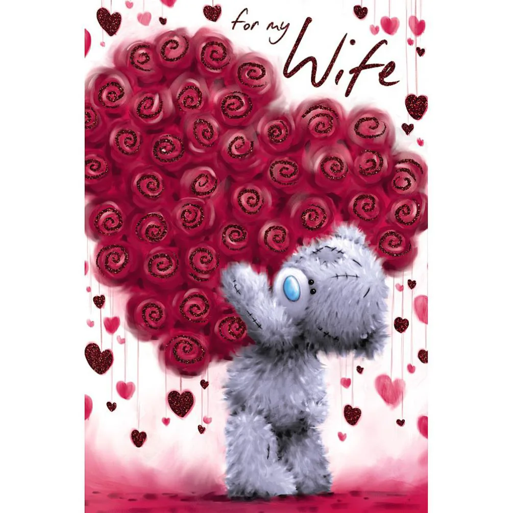 Wife Me to You Bear Valentines Day Card