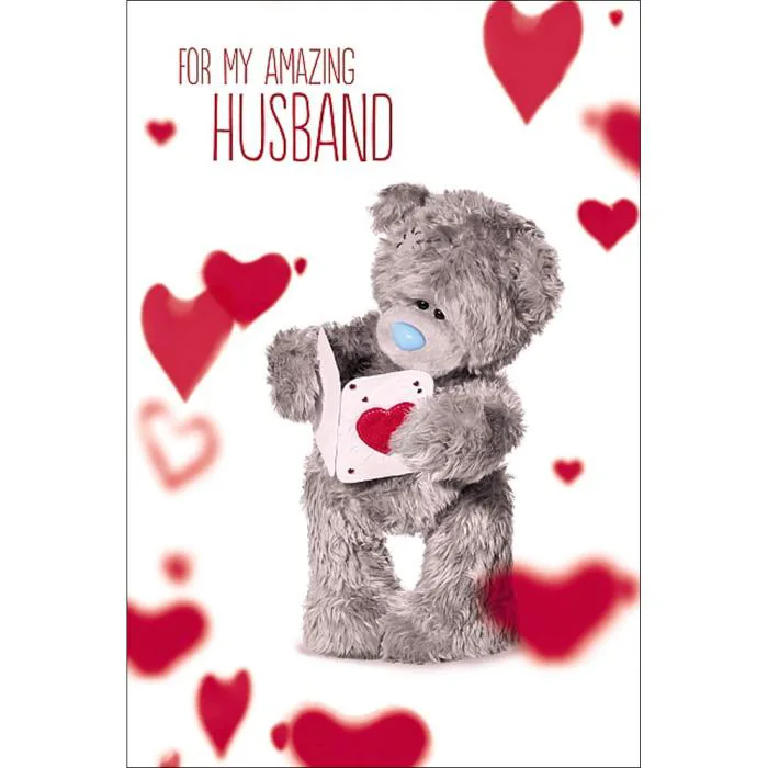 Amazing Husband Me to You Bear Valentines Day Card
