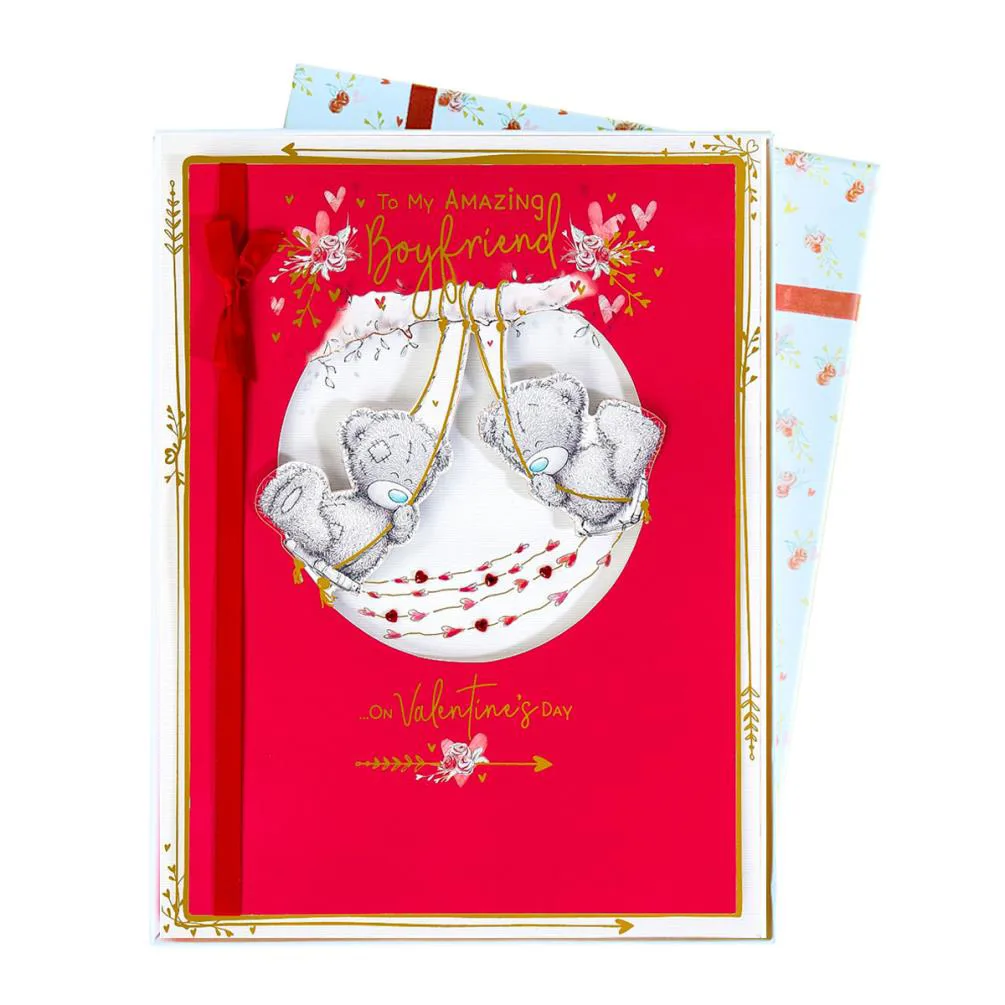 Amazing Boyfriend Me to You Bear Valentine's Day Boxed Card