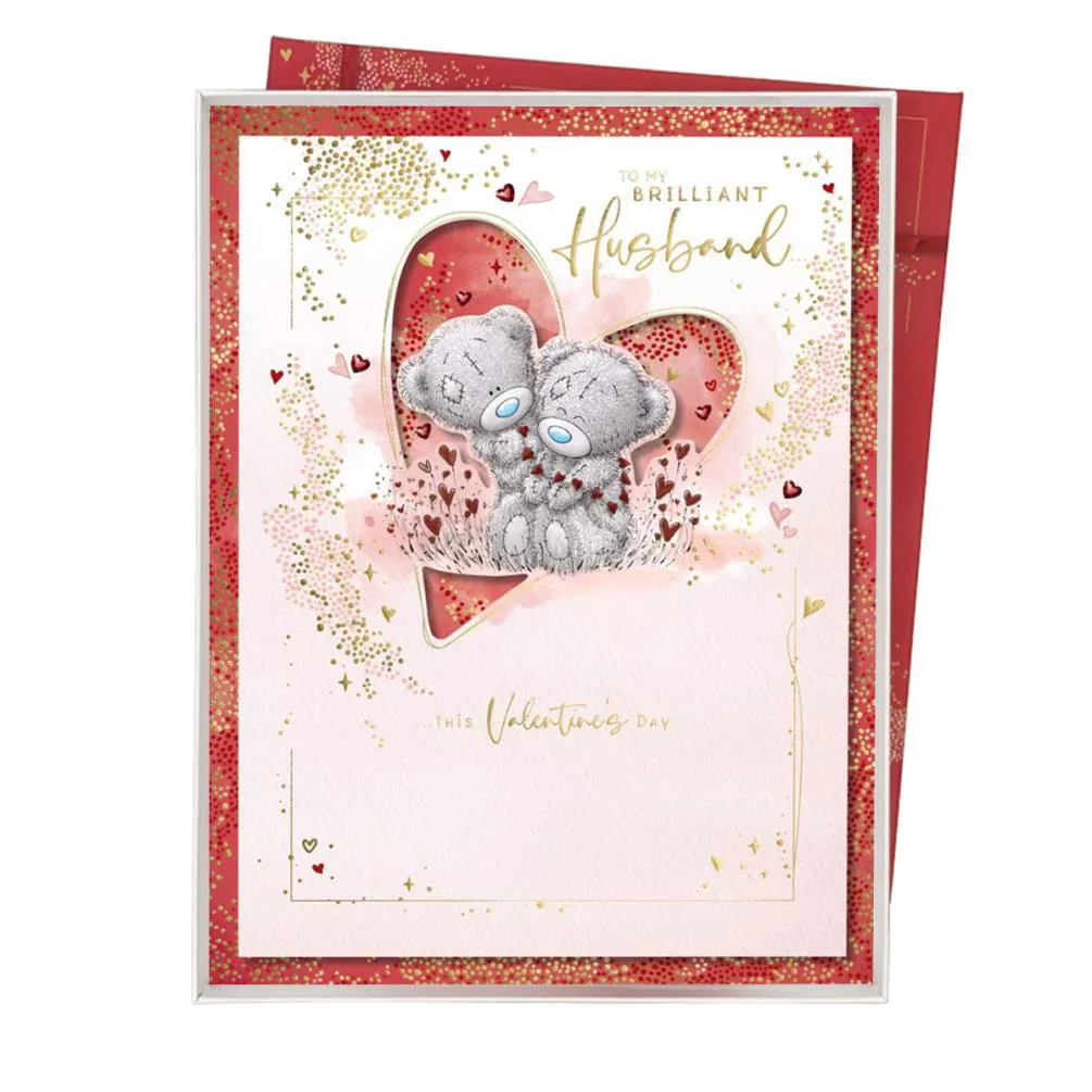 Brilliant Husband Me to You Bear Valentine's Day Boxed Card