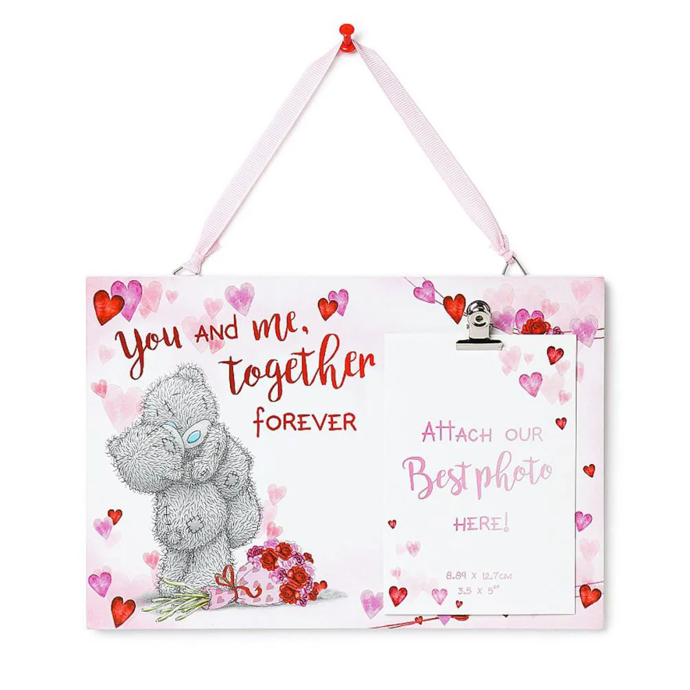 You and Me Together Me to You Bear Photo Plaque £3.59