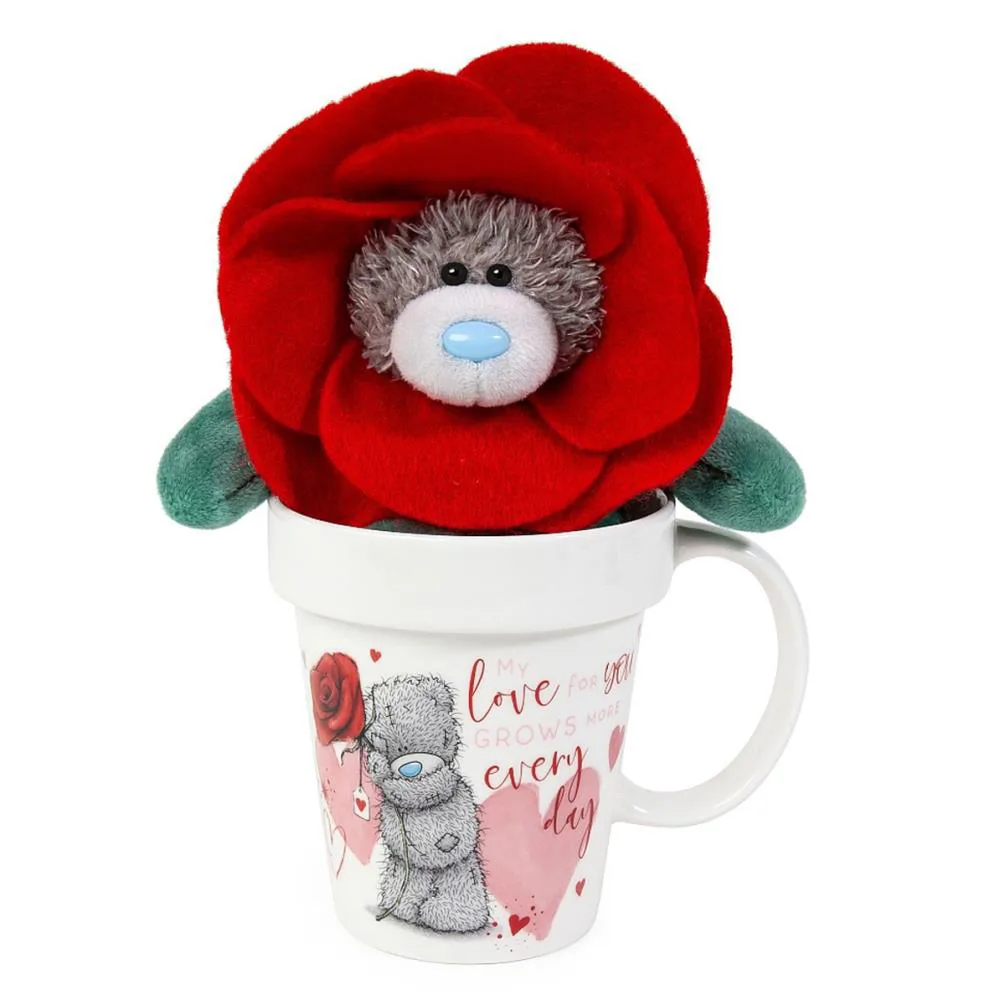 Rose Flower Pot Mug & Plush Me to You Bear Gift Set £11.99