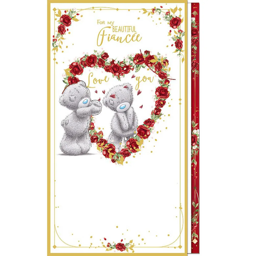Beautiful Fiancee Keepsake Me to You Bear Valentine's Day Card