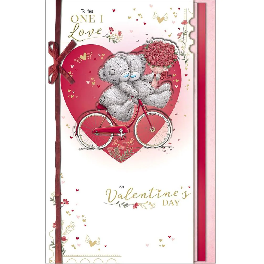One I Love Handmade Me to You Bear Valentine's Day Card 