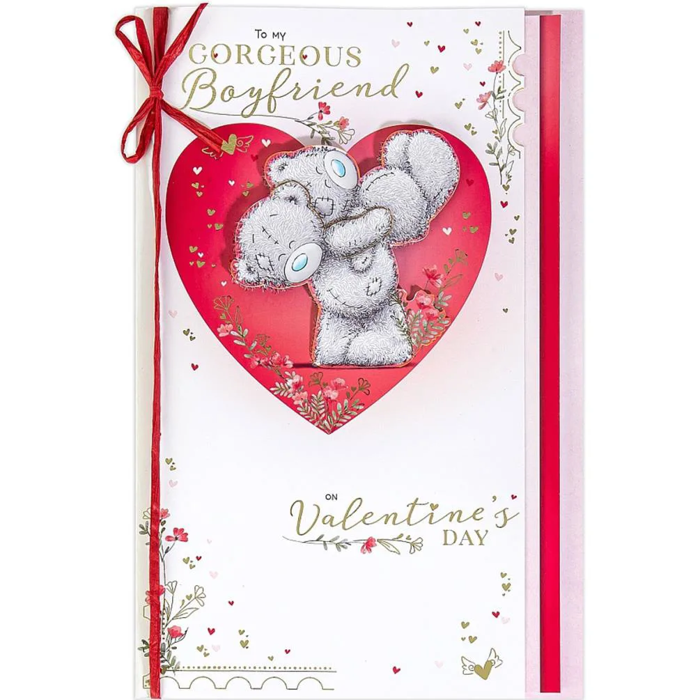 Gorgeous Boyfriend Handmade Me to You Bear Valentine's Day Card