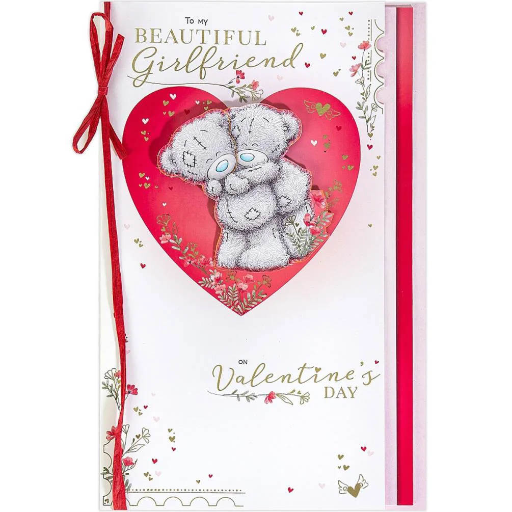 Girlfriend Handmade Me to You Bear Valentine's Day Card