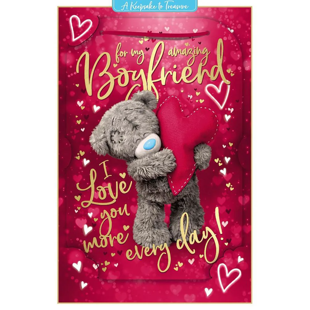 3D Holographic Keepsake Boyfriend Me to You Valentine's Day Card