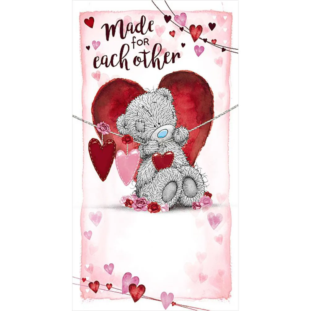 Made For Each Other Me to You Bear Valentine's Day Card