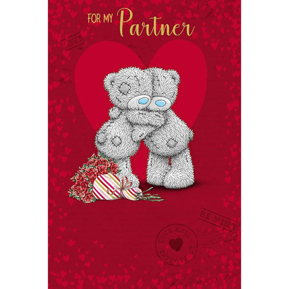 For My Partner Me to You Bear Valentines Day Card