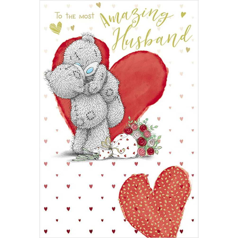 Amazing Husband Me to You Bear Valentine's Day Card