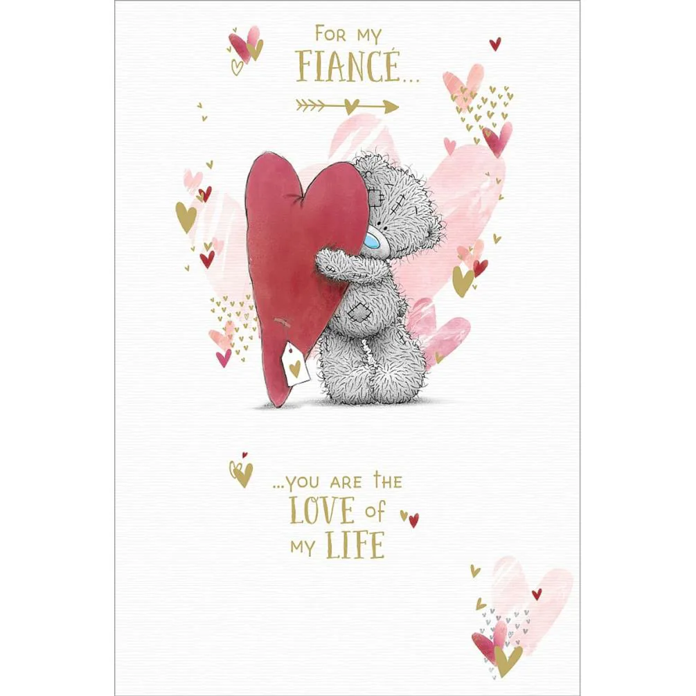 For My Fiance Me to You Bear Valentine's Day Card