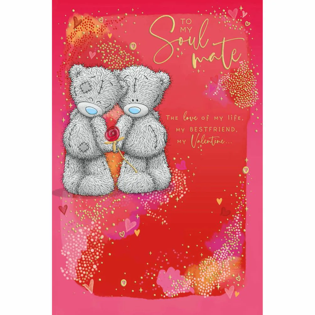 To My Soulmate Me to You Bear Valentine's Day Card