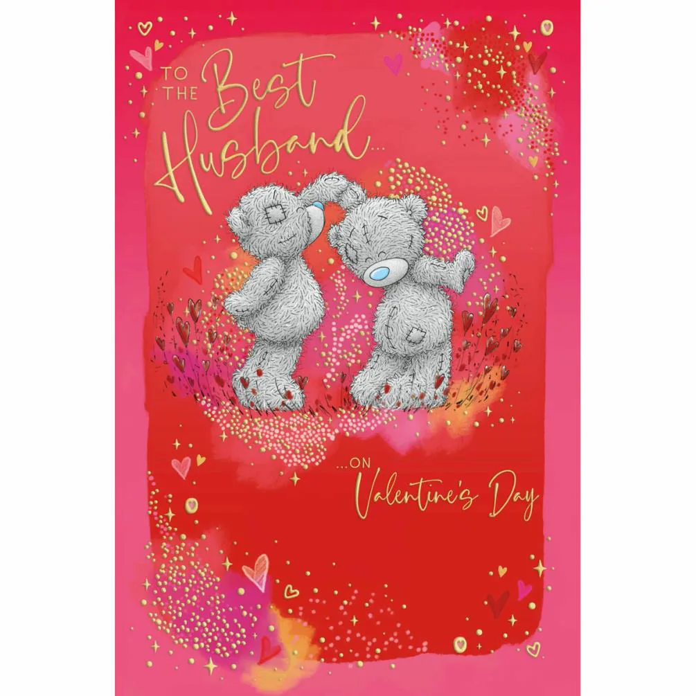 Best Husband Me to You Bear Valentine's Day Card £2.49