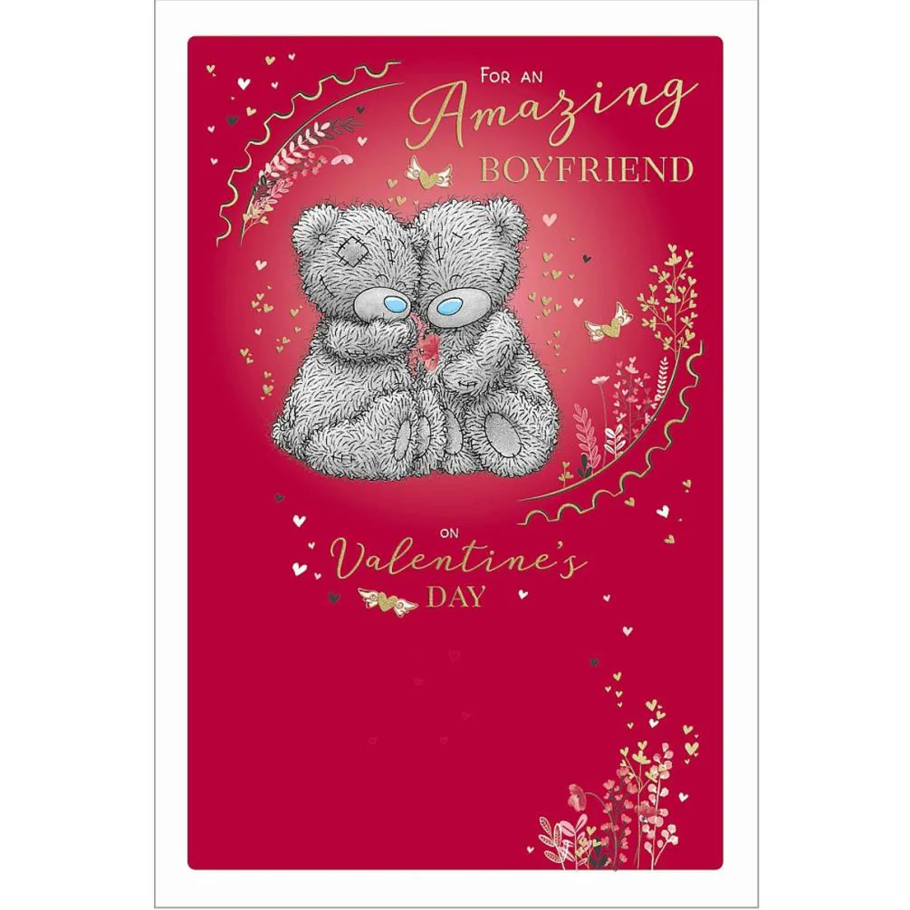 Amazing Boyfriend Me to You Bear Valentine's Day Card