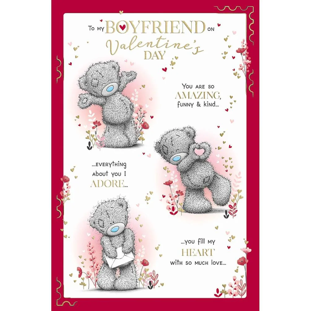 Boyfriend Verse Me to You Bear Valentine's Day Card