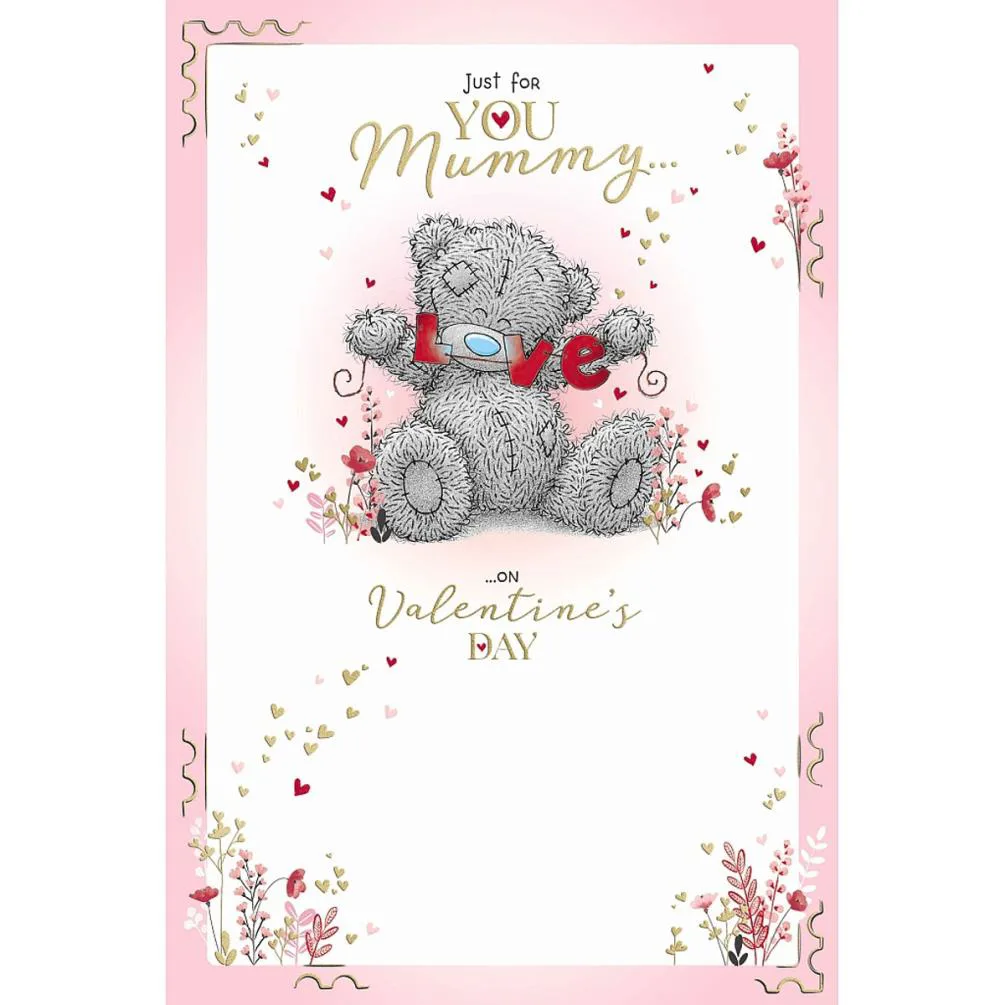 For You Mummy Me to You Bear Valentine's Day Card
