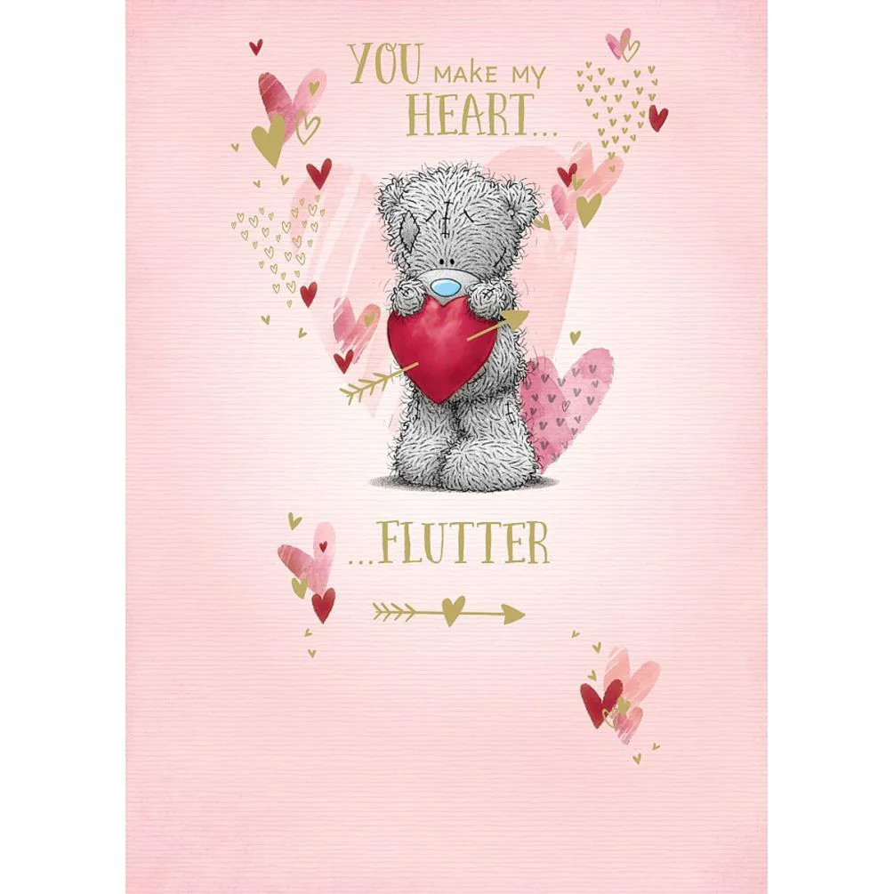 You Make My Heart Flutter Me to You Bear Valentine