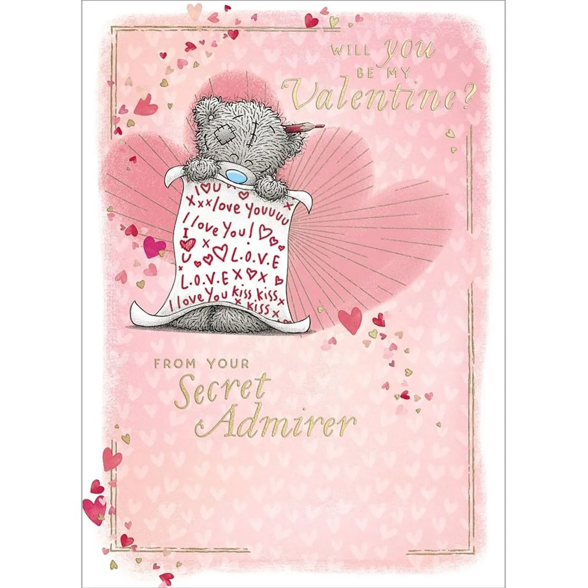 Secret Admirer Me to You Bear Valentine's Day Card £1.79