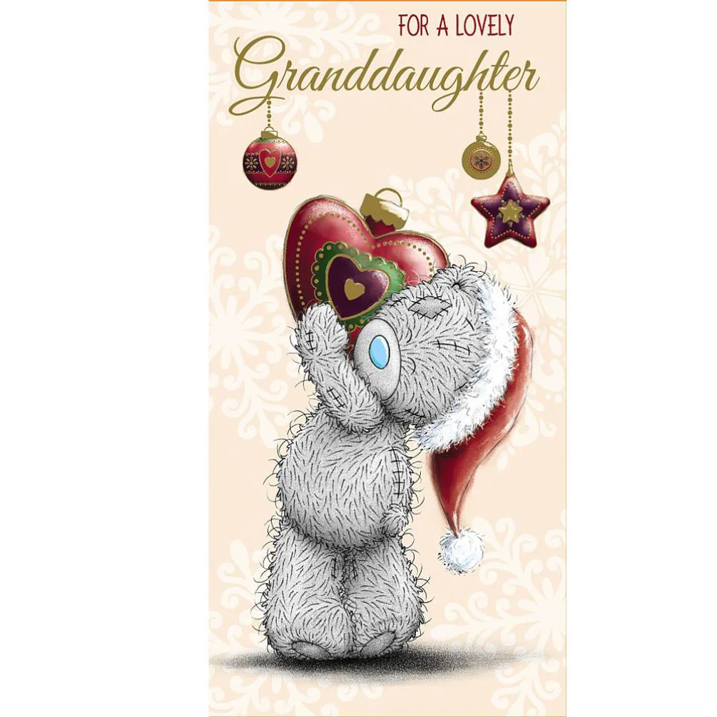Granddaughter Me to You Bear Christmas Money Wallet £1.79