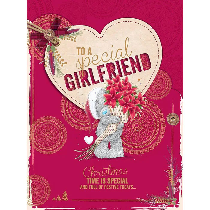 Girlfriend Me to You Bear Large Christmas Card £3.59