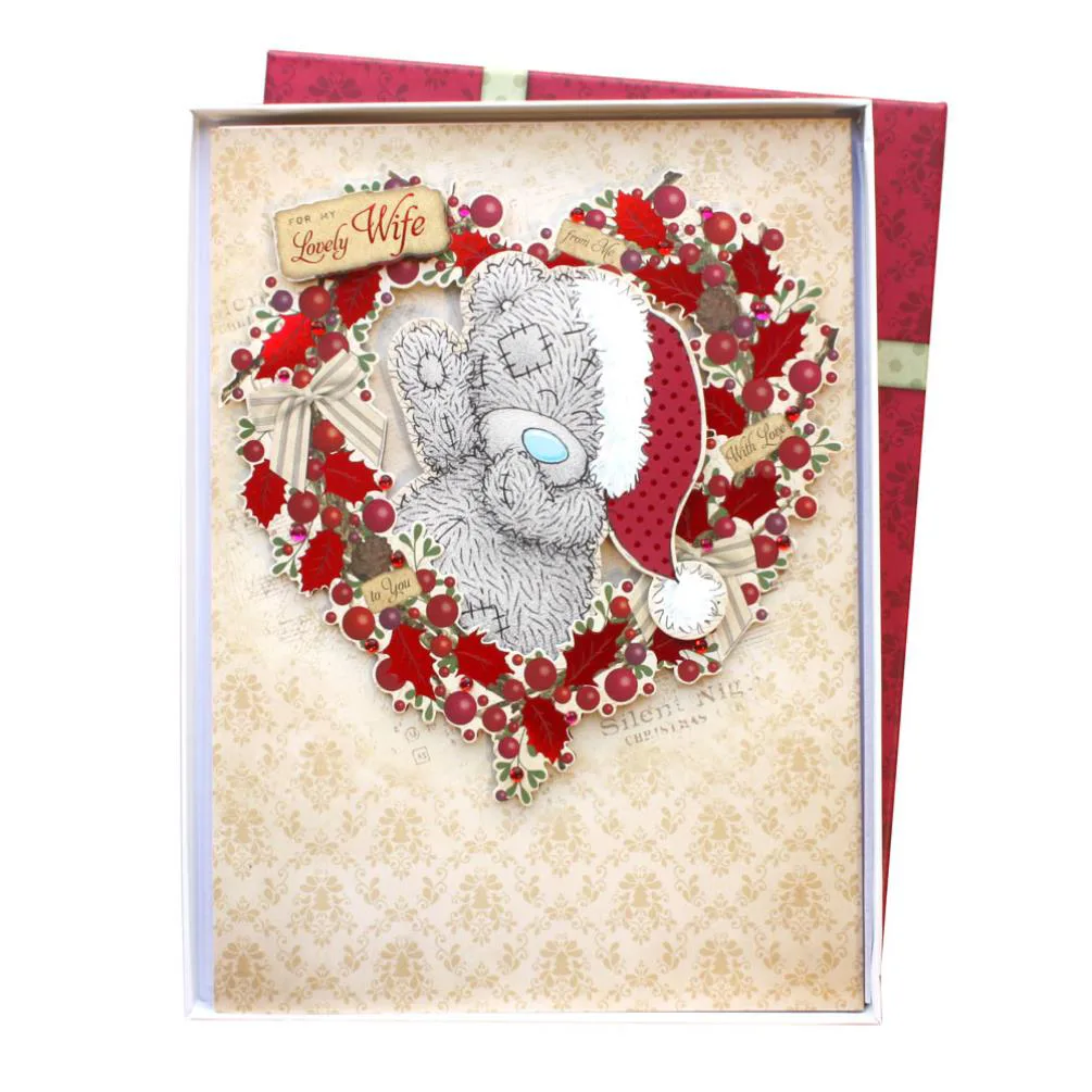 Lovely Wife Me to You Bear Luxury Boxed Christmas Card £9.99