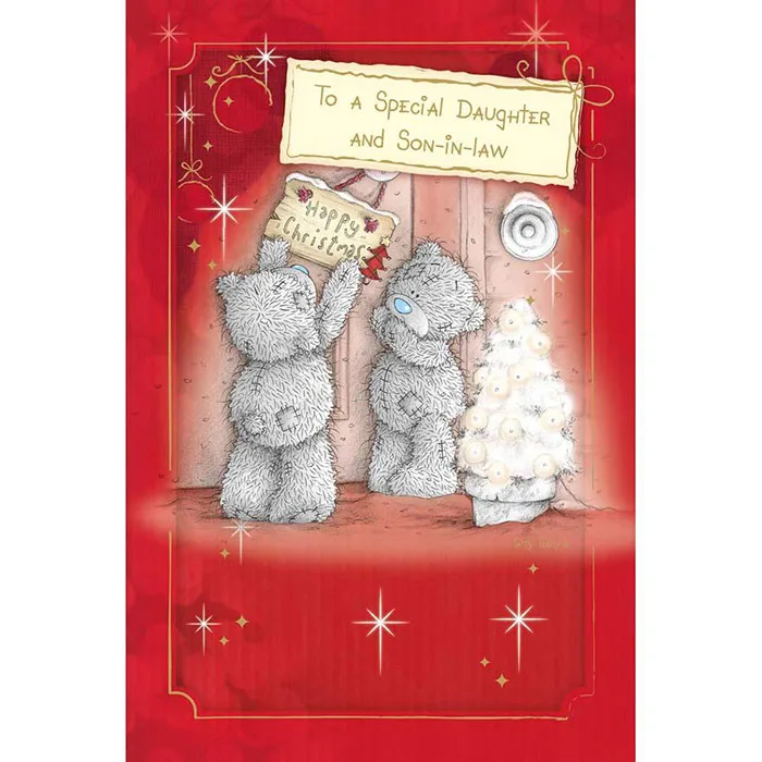 Special Daughter & Son-in-law Me to You Bear Christmas Card £3.45