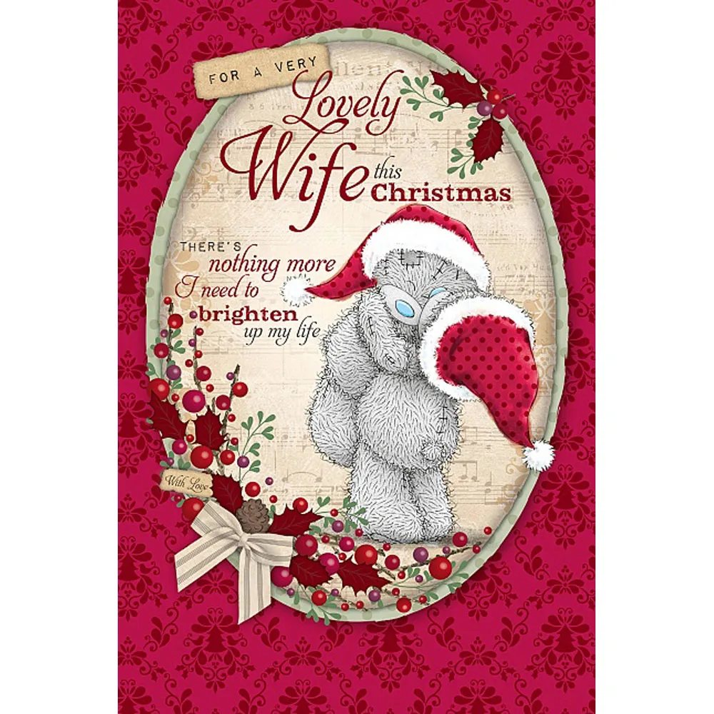 Lovely Wife Me to You Bear Christmas Card £3.59