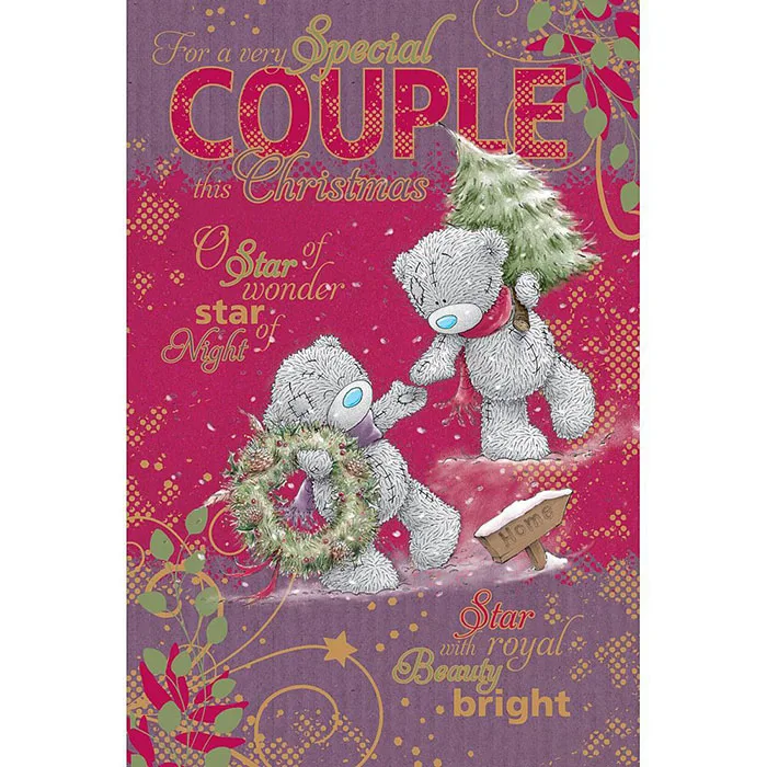 Special Couple Me to You Bear Christmas Card £2.49