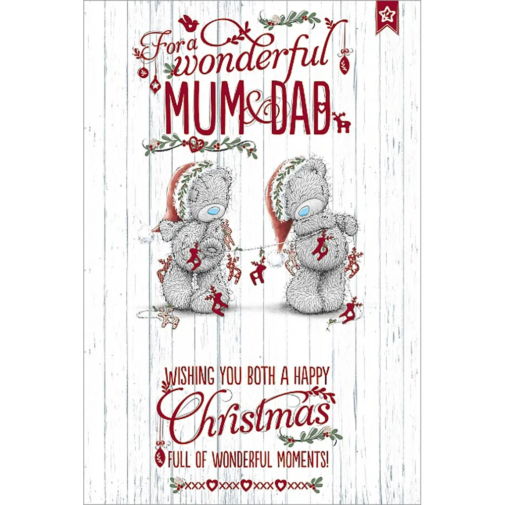 Wonderful Mum And Dad Me to You Bear Christmas Card £2.49