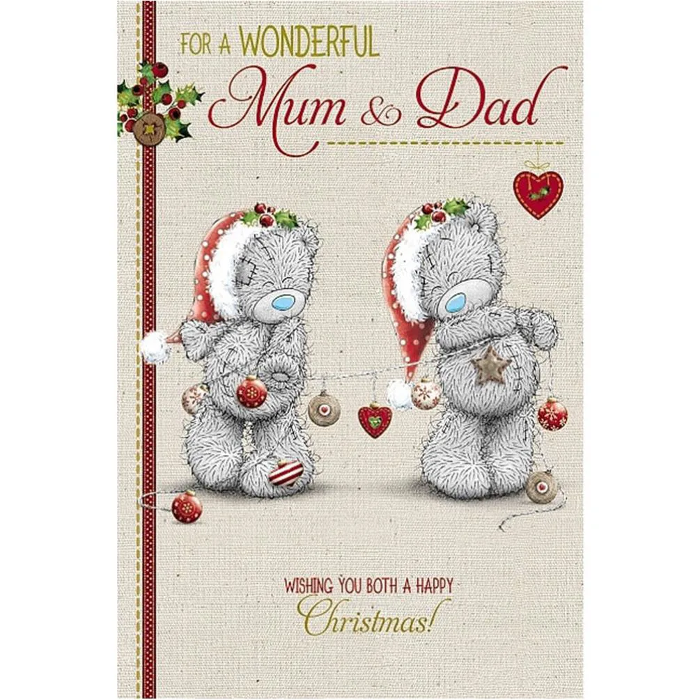 Wonderful Mum & Dad Me to You Bear Christmas Card £2.49