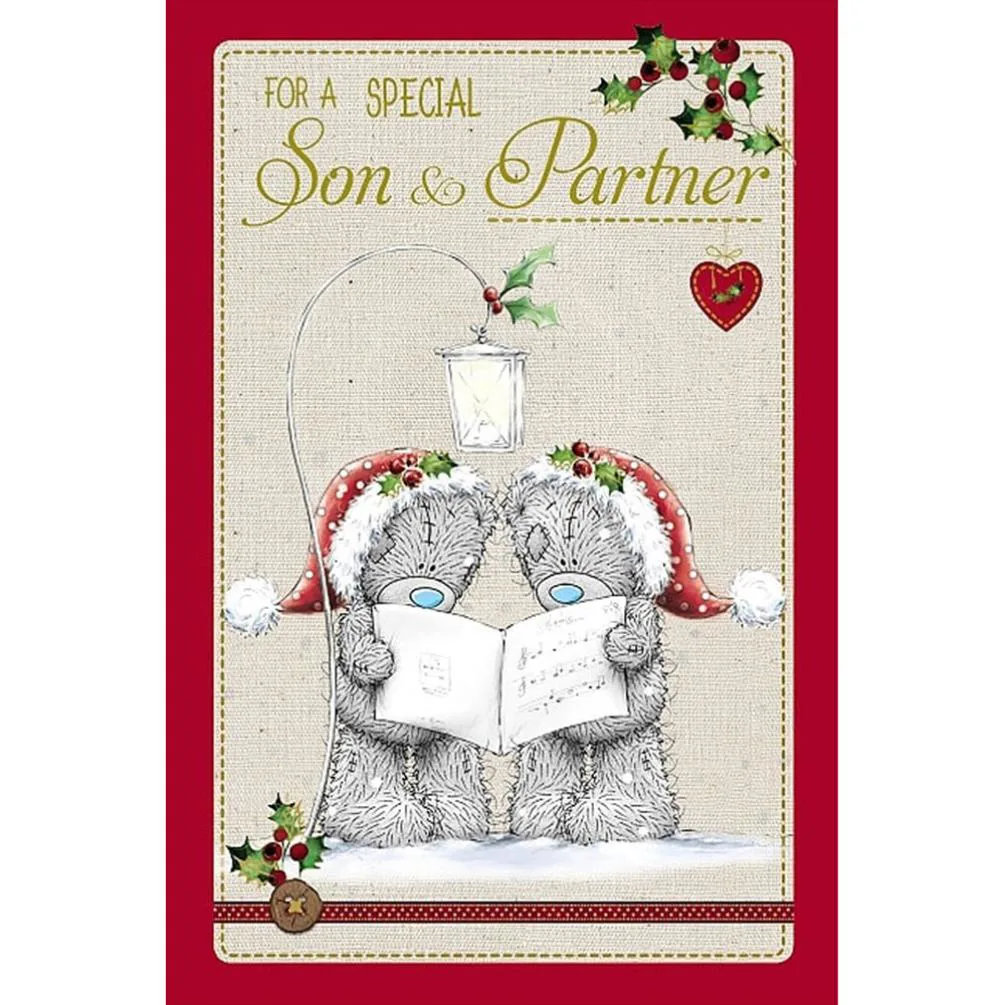 Special Son & Partner Me to You Bear Christmas Card £2.49