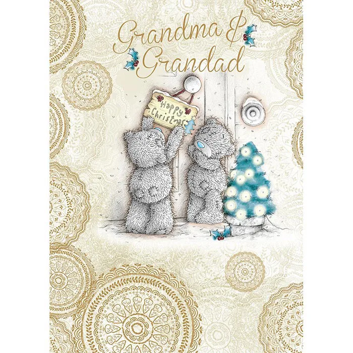 Grandma And Grandad Me to You Bear Christmas Card £1.79