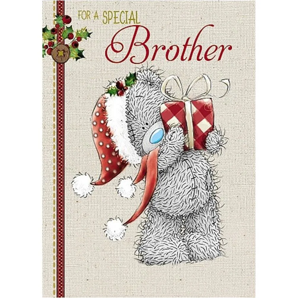 Lovely Brother Me to You Bear Christmas Card