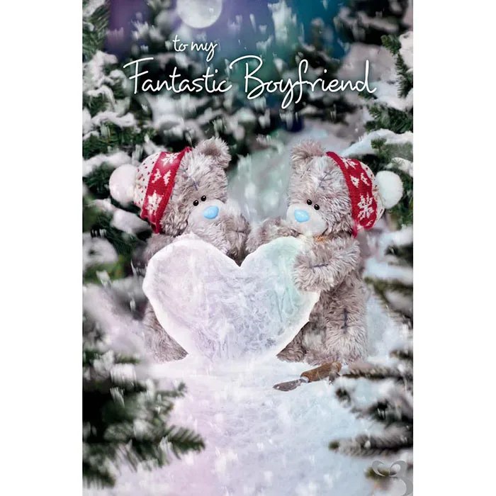 3D Holographic Boyfriend Me to You Bear Christmas Card £3.59